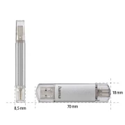 HAMA C-Laeta USB-C Silver 256GB
