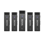 Безжична система микрофони с предавател BOYA BY-W4