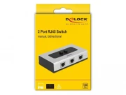 Превключвател Delock 87673, Ръчен, 2 x RJ45 порта, 10 Gbps