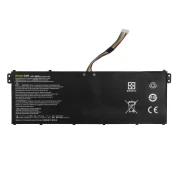 Батерия за лаптоп GREEN CELL, ACER AC14B3K AC14B8K Aspire 5 A515 A517 R15 R5-571T LiIPo 15,2V 2100mAh