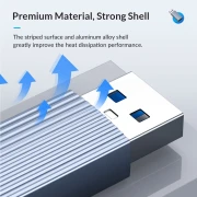 Orico Адаптер USB3.1 to Type-C (female) - AH-AC10-GY