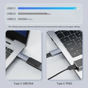 Orico Адаптер USB3.1 to Type-C (female) - AH-AC10-GY