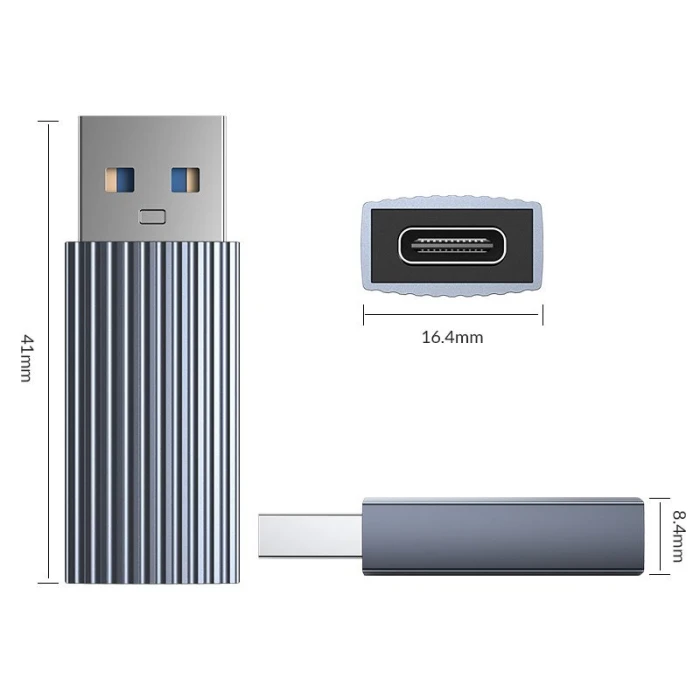 Orico Адаптер USB3.1 to Type-C (female) - AH-AC10-GY