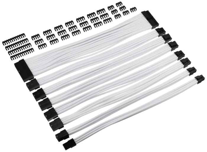 Thermaltake Sleeved Cable White 300mm