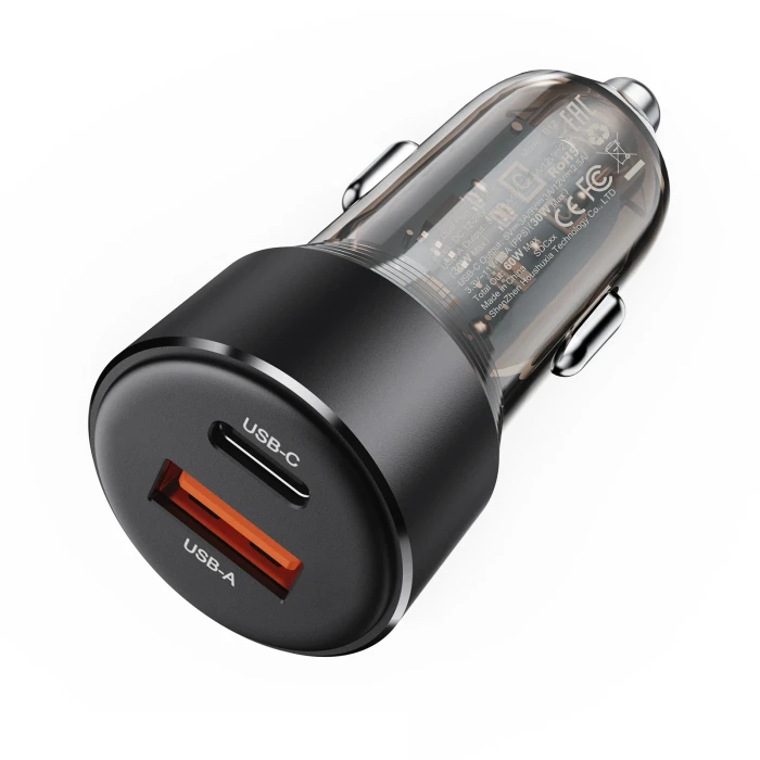 Acefast B12 Fast Charger Car PD3.0 60W