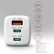 AXAGON ACU-DPQ65W PD3.0 & QC4+ 65W