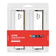 32GB (2x16) DDR5-6000 CL30 ADATA LANCER BLADE WHITE RGB