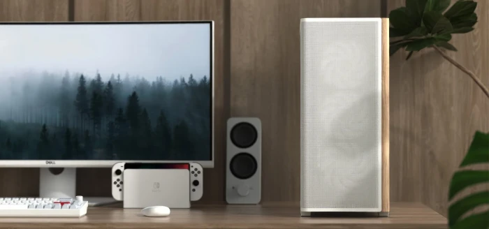 AeroCool D501A White Wood