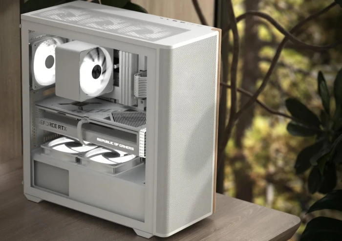 AeroCool D501A White Wood