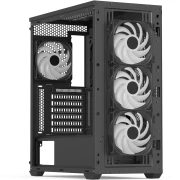 AeroCool D501A Black Wood