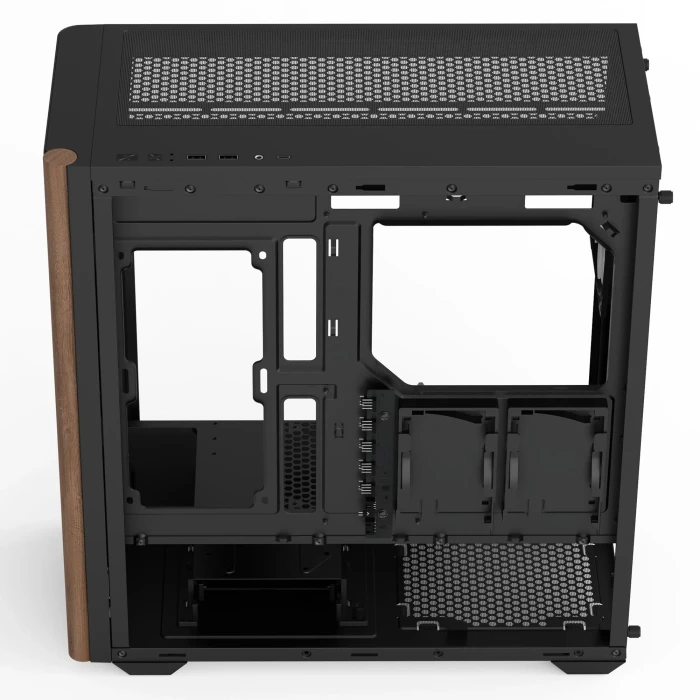 AeroCool D501A Black Wood