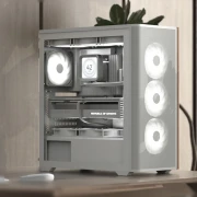 AeroCool D501A White Wood
