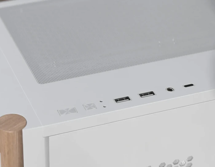 AeroCool D501A White Wood