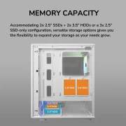 COUGAR AIRFACE PURE White - Fixed RGB