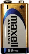 Алкална батерия MAXELL 6LF22 /6LR61/ /9V/ 1 бр., 12 бр/кут.