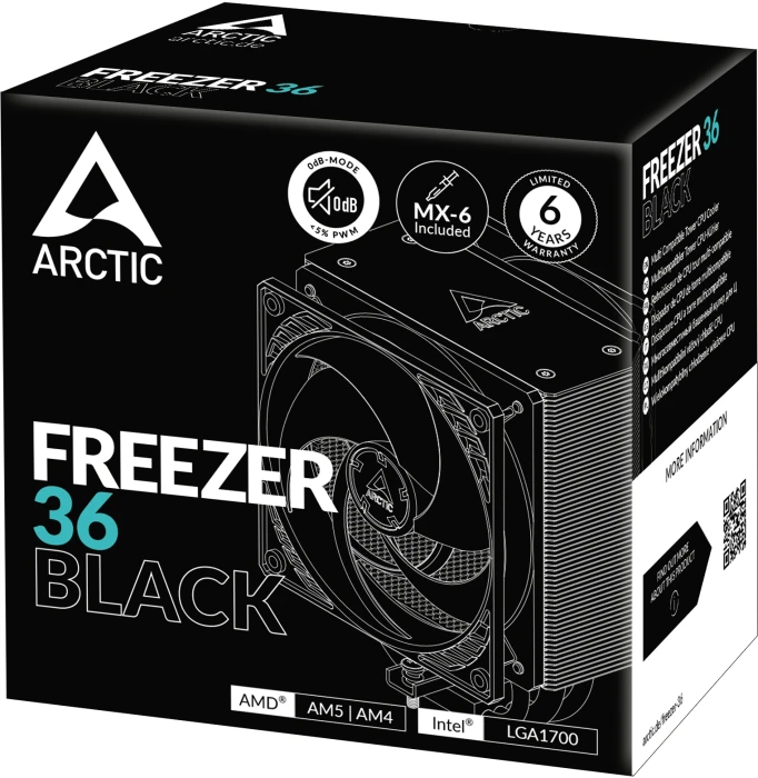ARCTIC Freezer 36 Black