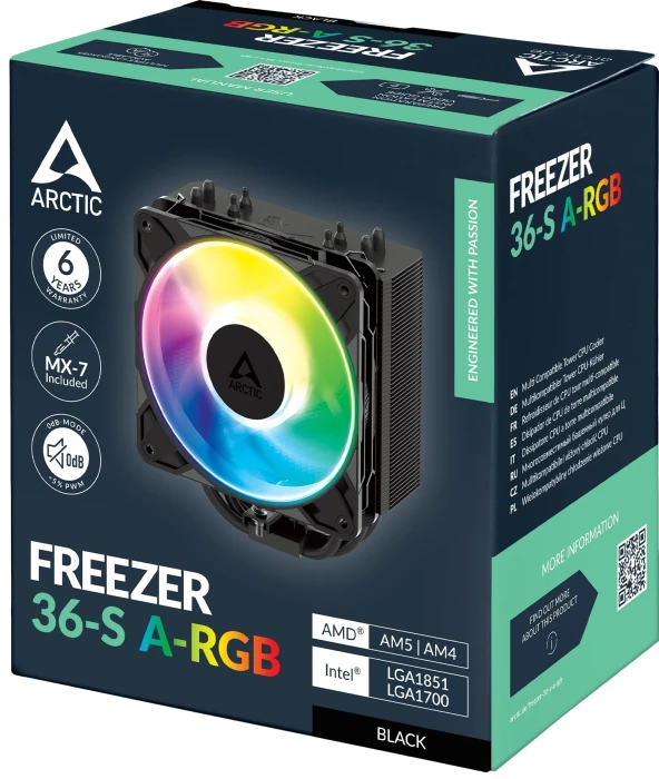 Arctic Freezer 36-S A-RGB - Black