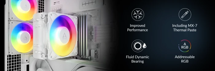 Arctic Freezer 36-S A-RGB - White