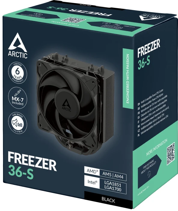 Arctic Freezer 36-S - Black
