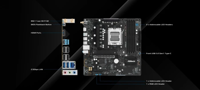 ASRock A620AM Pro-A WiFi