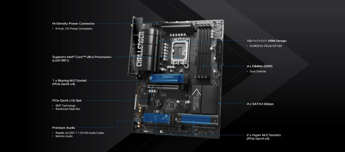 ASRock B860 Challenger WiFi