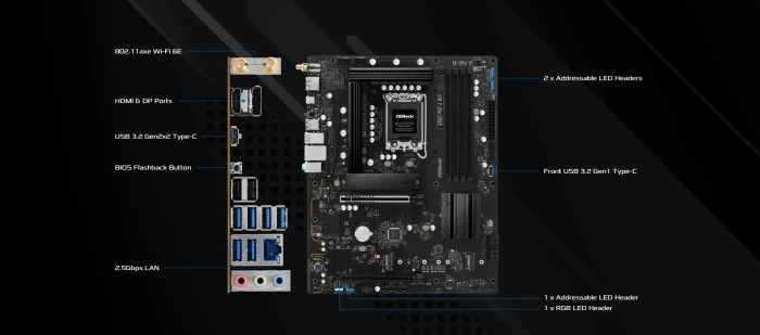 ASRock B860 Pro-A WiFi