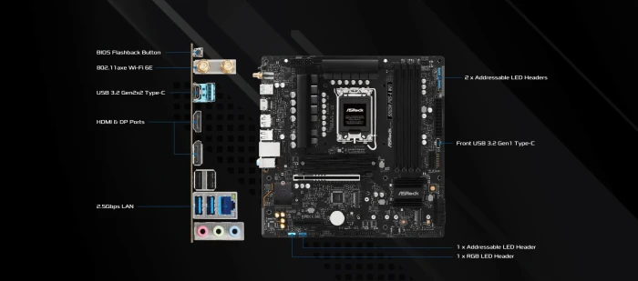 ASRock B860M Pro-A WiFi
