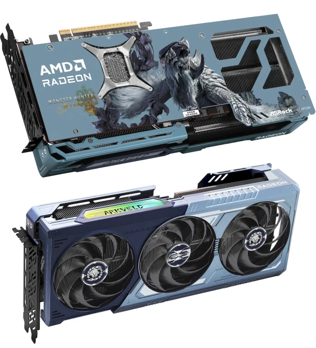 ASRock RX 9070 XT Monster Hunter Wilds 16GB
