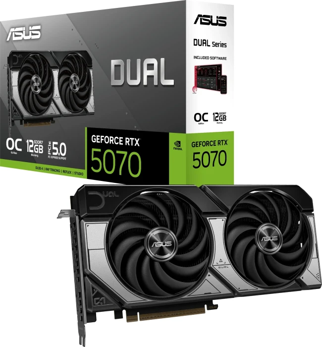 ASUS Dual RTX 5070 12GB OC