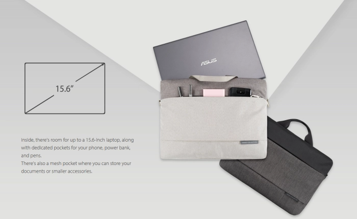 ASUS EOS 2 SHOULDER BAG 15.6'' Gray