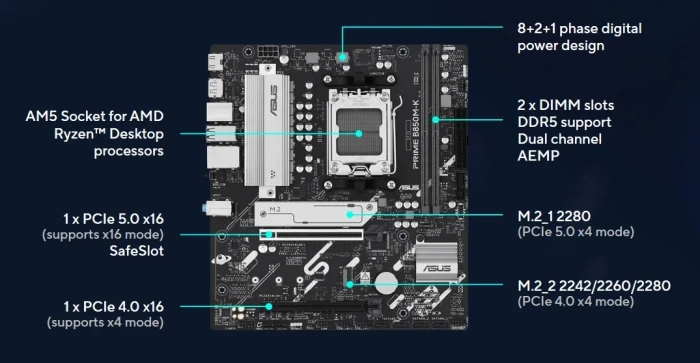 ASUS PRIME B850M-K