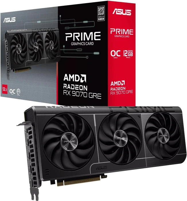 ASUS Prime RX 9070 GRE OC 12GB
