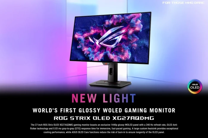 ASUS ROG Strix XG27AQDMG 26.5" WOLED 2K 240Hz