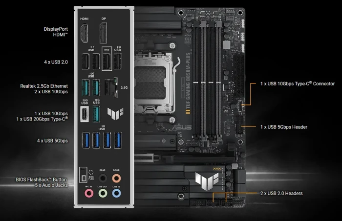 ASUS TUF GAMING B850M-PLUS