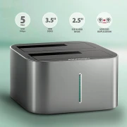 AXAGON ADSA-DC DUAL 2.5"/3.5" HDD/SSD
