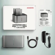AXAGON ADSA-DC DUAL 2.5"/3.5" HDD/SSD