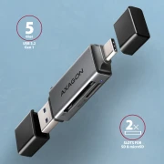 AXAGON CRE-DAC USB-C/A card reader