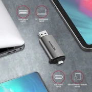 AXAGON CRE-SAC USB-C/A card reader