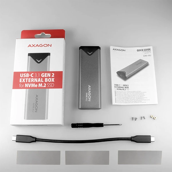 AXAGON EEM2-UG2 M.2 NVMe USB-C