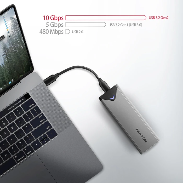 AXAGON EEM2-UG2 M.2 NVMe USB-C