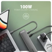 AXAGON HMC-10HLS USB-C 9in1 hub