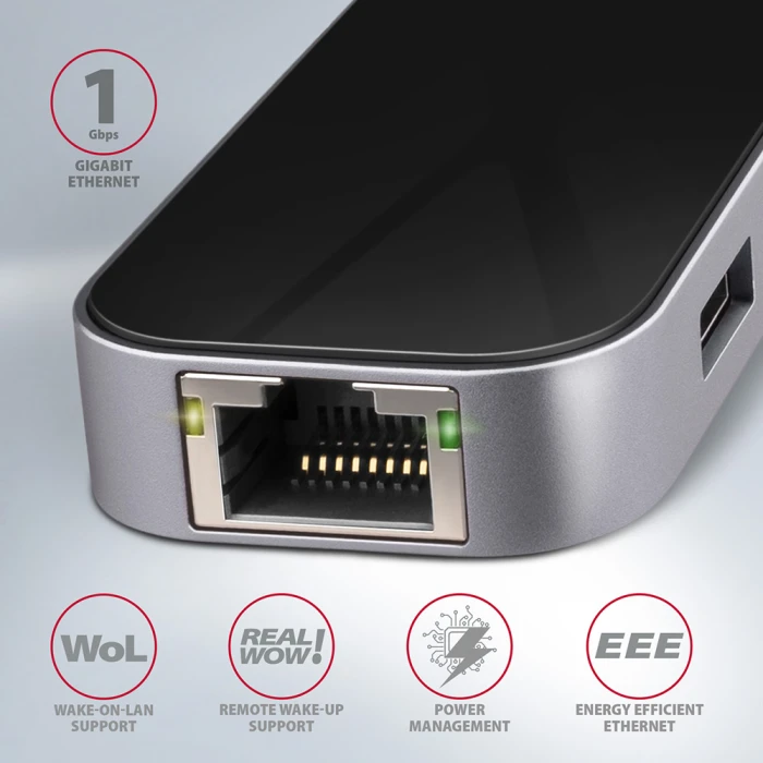 AXAGON HMC-6GL USB-C 6in1 hub