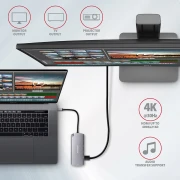 AXAGON HMC-6M2 USB-C 6in1 hub
