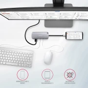 AXAGON HMC-6M2 USB-C 6in1 hub