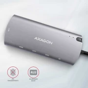 AXAGON HMC-6M2 USB-C 6in1 hub