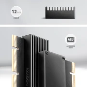 AXAGON PCEM2-XS PCIE 3.0 x16 - M.2 NVMe