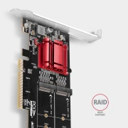 AXAGON PCIe 2 x NVMe M.2 controller