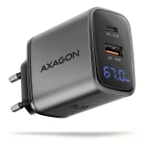 AXAGON PD3.0 & QC4+ LCD display 67W