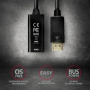 AXAGON RVD-HI14N DisplayPort > HDMI 1.4 4K/30Hz