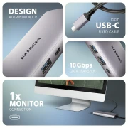 AXAGON USB-C 10Gbps 6in1 hub